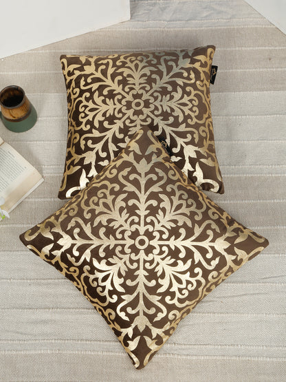 Floral Velvet Square Cushion Covers 16 X 16 INCHES