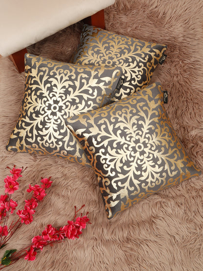 Floral Velvet Square Cushion Covers 16 X 16 INCHES
