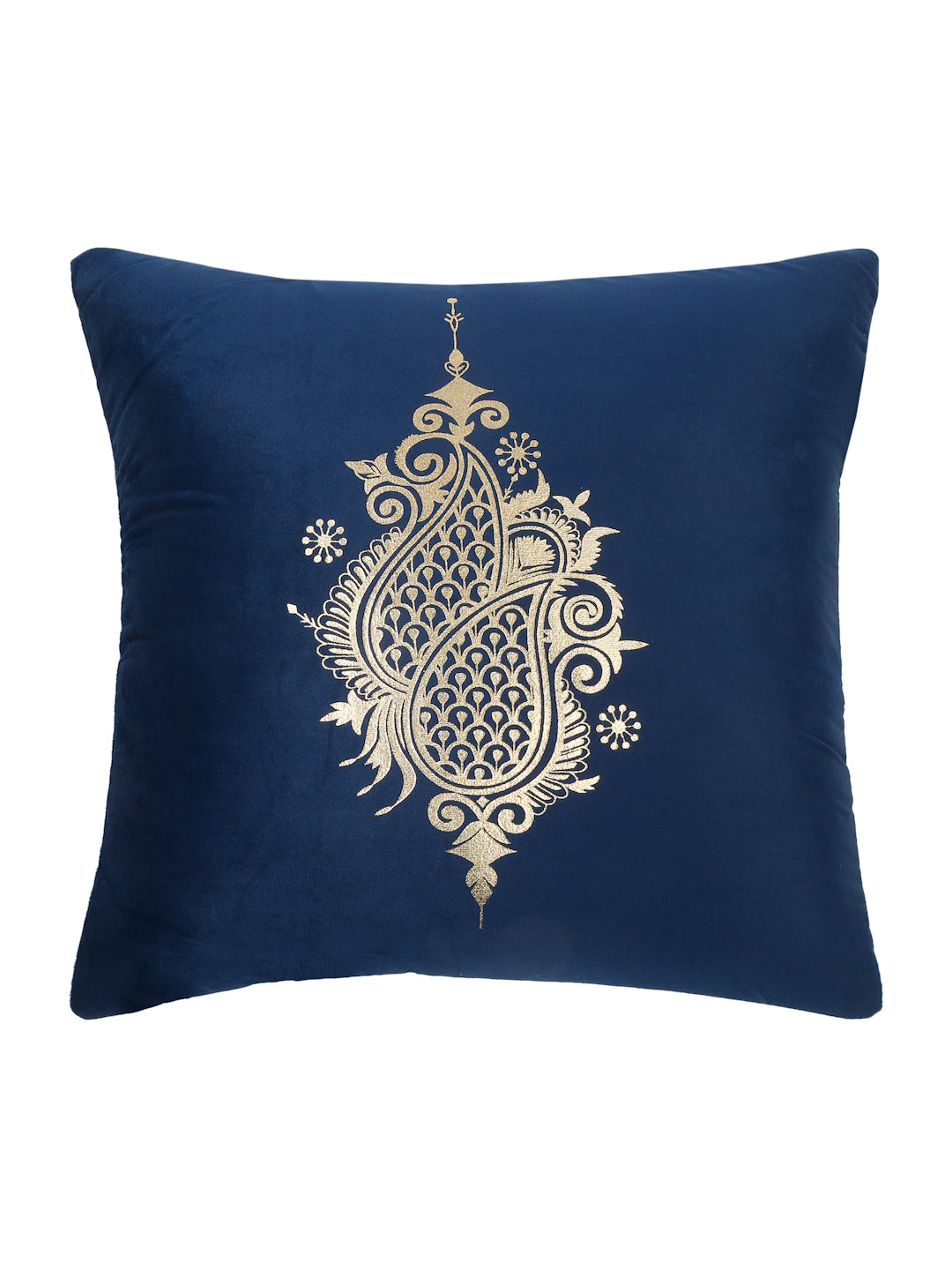 Printed Velvet Square Cushion Covers 16 X 16 INCHES