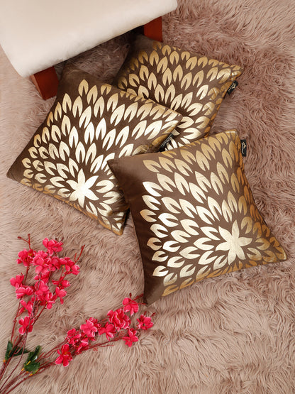 Printed Velvet Square Cushion Covers 16 X 16 INCHES