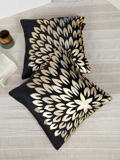 Printed Velvet Square Cushion Covers 16 X 16 INCHES