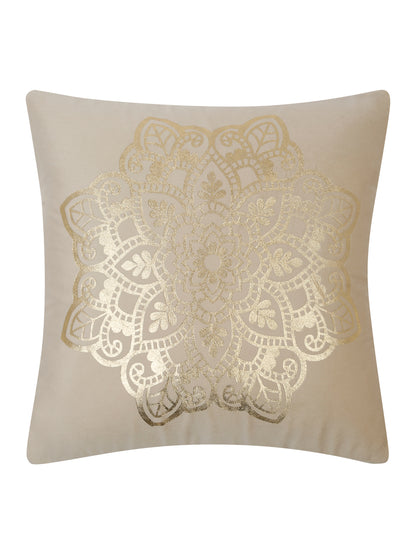 Ethnic Motifs Velvet Square Cushion Covers 16 X 16 INCHES