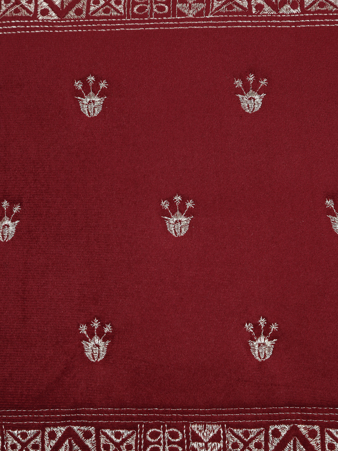 Soft Velvet Embroidred Cushion Covers 16 x 16 inch