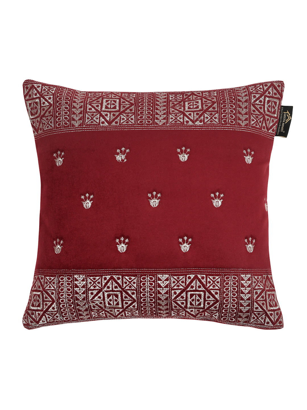 Soft Velvet Embroidred Cushion Covers 16 x 16 inch