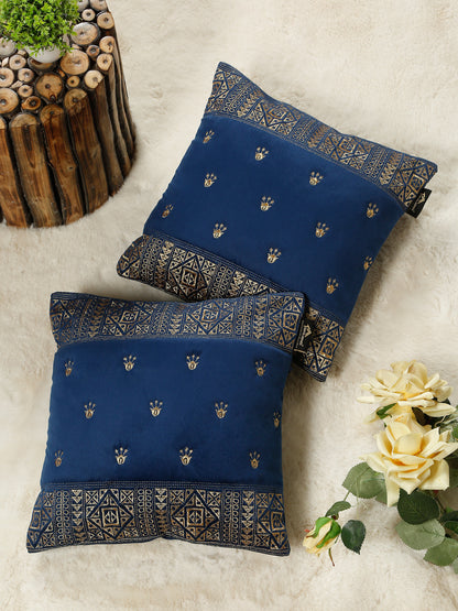 Soft Velvet Embroidred Cushion Covers 16 x 16 inch