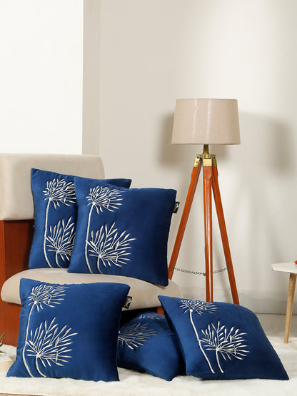 Soft Velvet Embroidred Cushion Covers 16 x 16 Inch