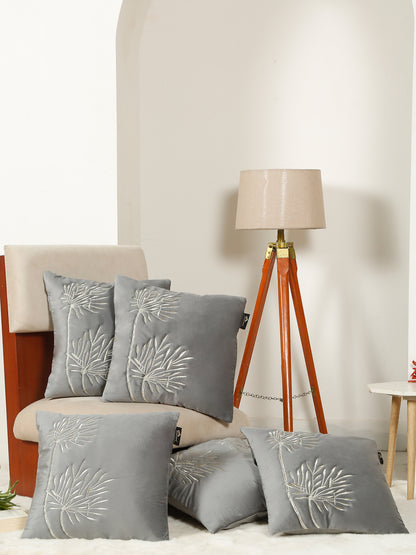 Soft Velvet Embroidred Cushion Covers 16 x 16 Inch