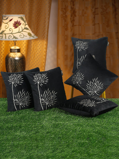 Soft Velvet Embroidred Cushion Covers 16 x 16 Inch