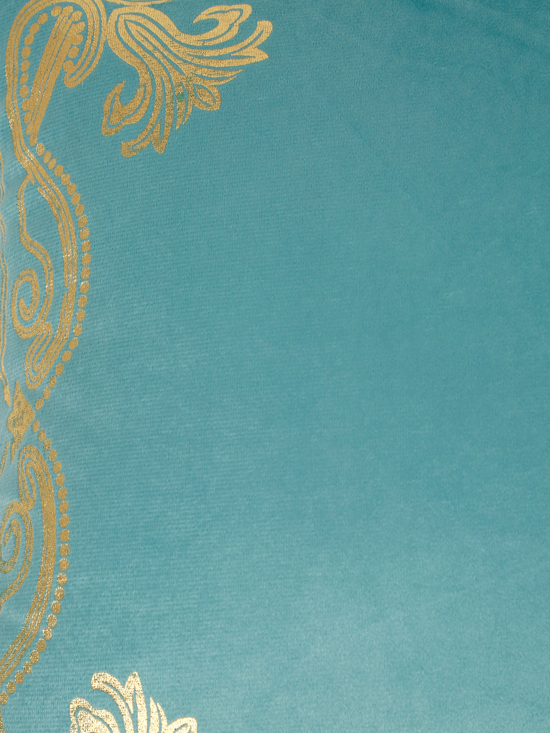 Soft Velvet Golden Foil Printed Cushion Covers ( 16 x 16 inch )