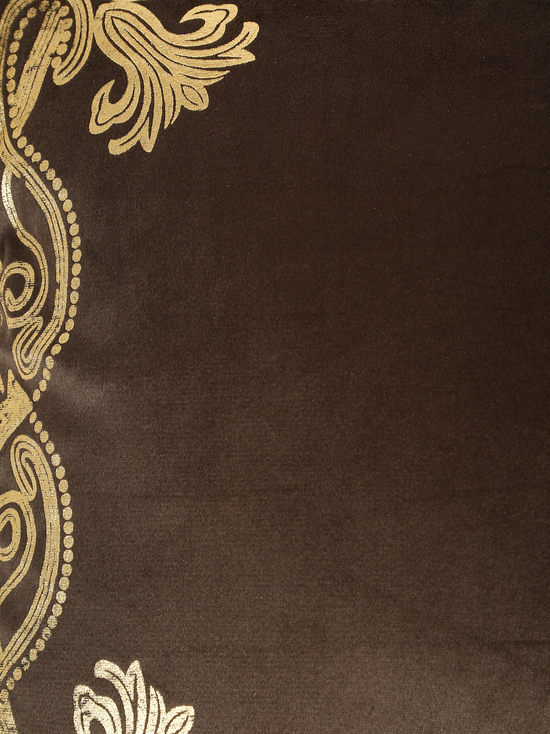 Soft Velvet Golden Foil Printed Cushion Covers ( 16 x 16 inch )