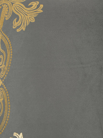 Soft Velvet Golden Foil Printed Cushion Covers ( 16 x 16 inch )