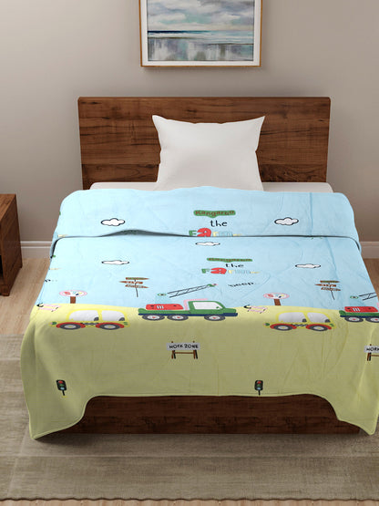210 GSM SOFT MICROFIBE FILLED KIDS SINGLE BED COMFORTERS