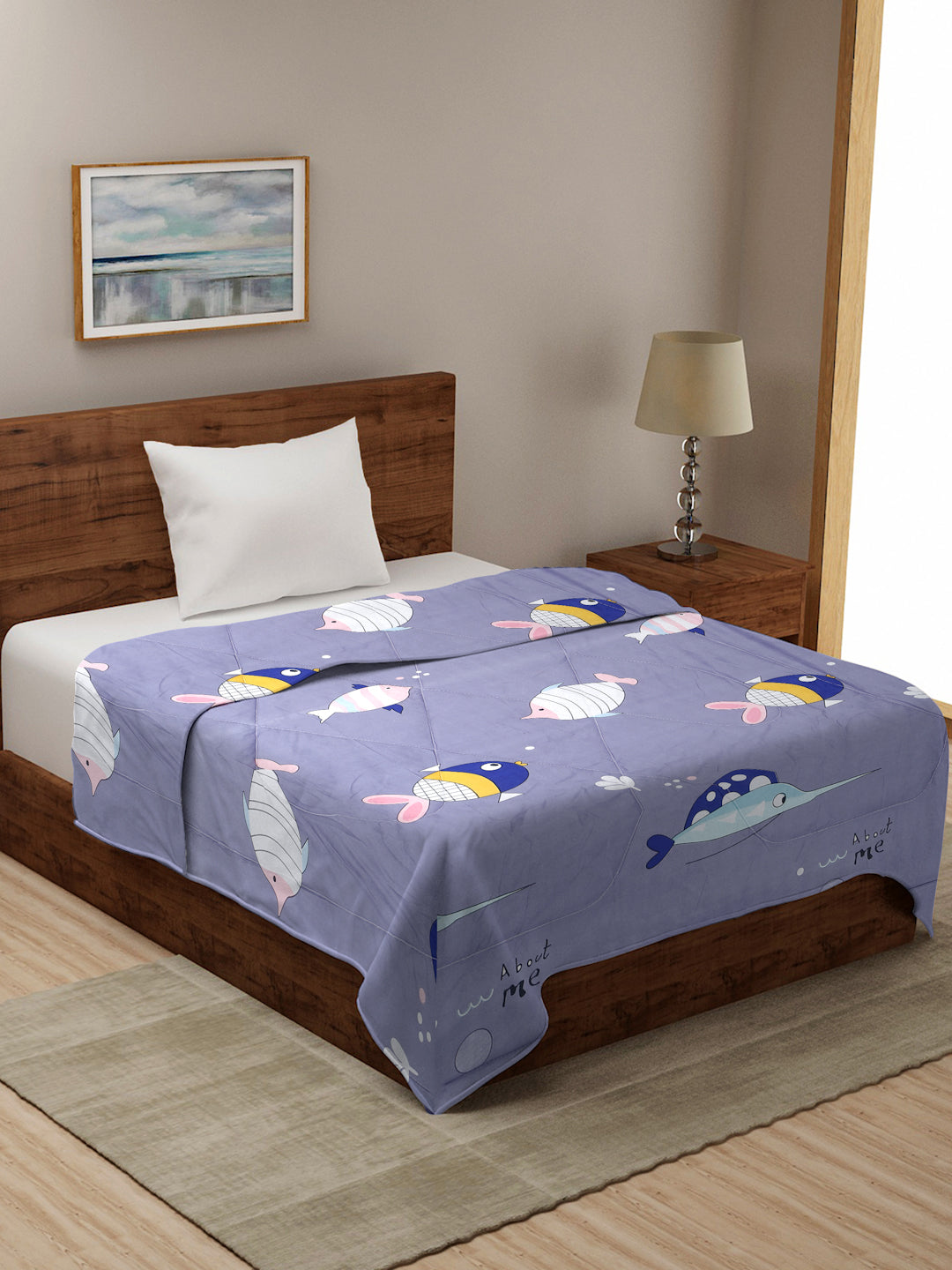 210 GSM SOFT MICROFIBE FILLED KIDS SINGLE BED COMFORTERS
