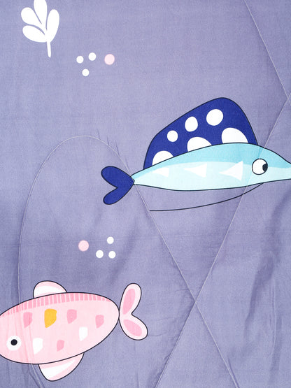 210 GSM SOFT MICROFIBE FILLED KIDS SINGLE BED COMFORTERS