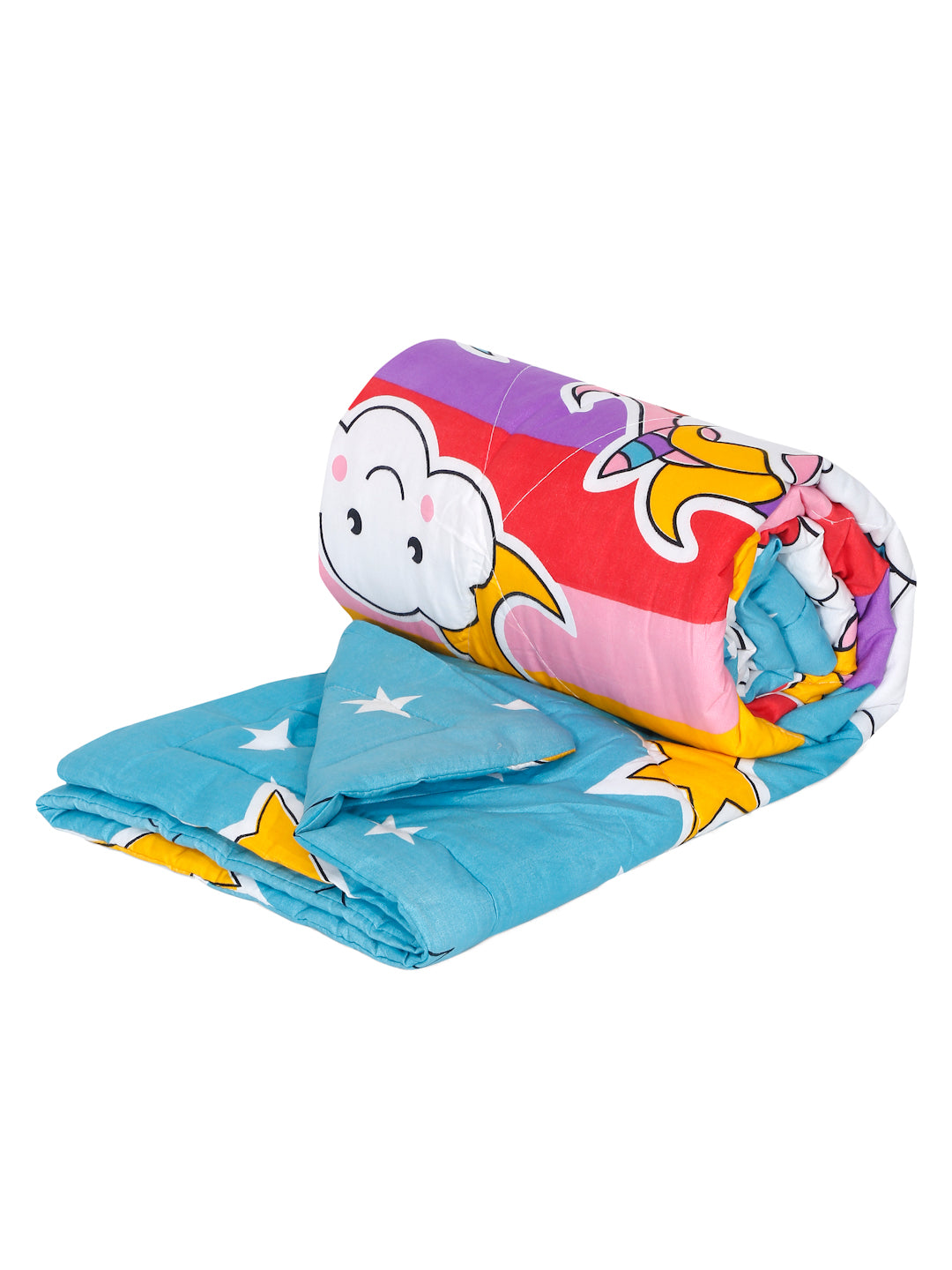210 GSM SOFT MICROFIBE FILLED KIDS SINGLE BED COMFORTERS