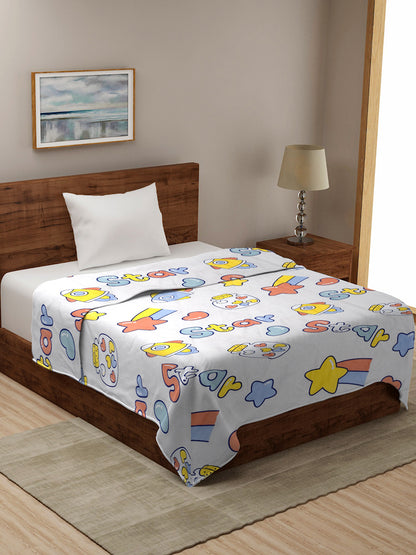 210 GSM SOFT MICROFIBE FILLED KIDS SINGLE BED COMFORTERS