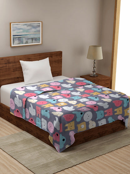 210 GSM SOFT MICROFIBE FILLED KIDS SINGLE BED COMFORTERS