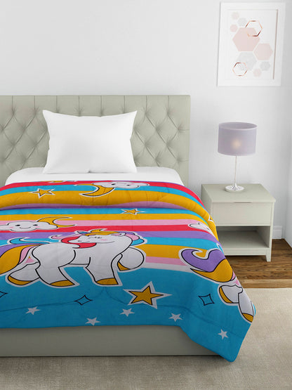 210 GSM SOFT MICROFIBE FILLED KIDS SINGLE BED COMFORTERS