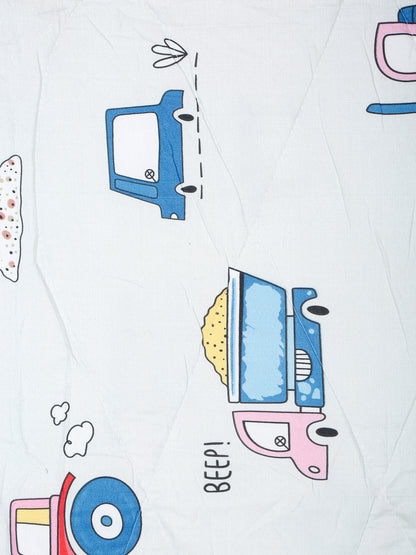 210 GSM SOFT MICROFIBE FILLED KIDS SINGLE BED COMFORTERS