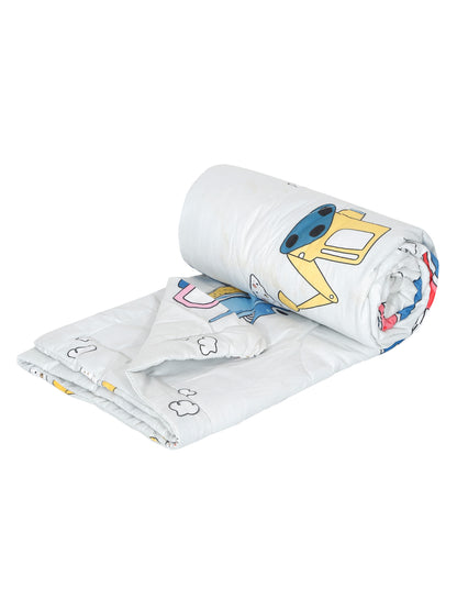 210 GSM SOFT MICROFIBE FILLED KIDS SINGLE BED COMFORTERS