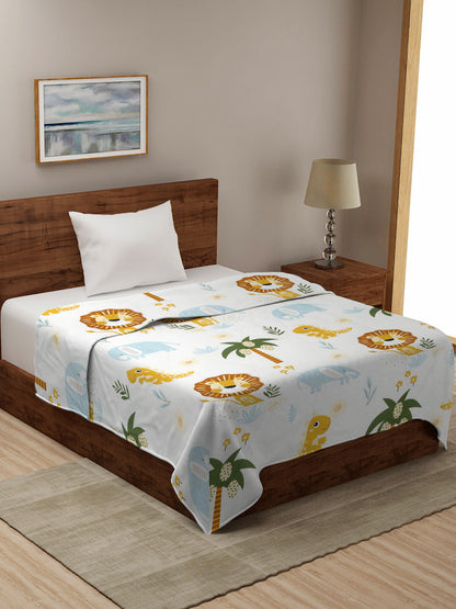 210 GSM SOFT MICROFIBE FILLED KIDS SINGLE BED COMFORTERS