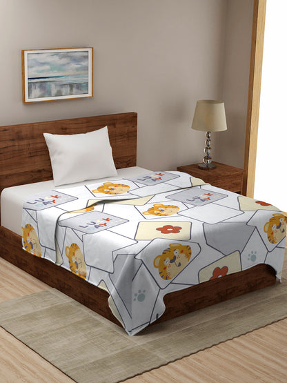 210 GSM SOFT MICROFIBE FILLED KIDS SINGLE BED COMFORTERS