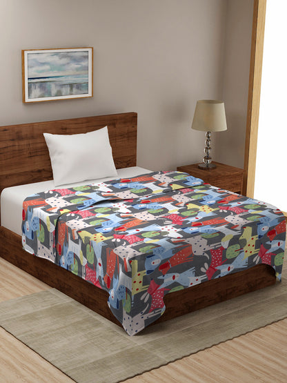 210 GSM SOFT MICROFIBE FILLED KIDS SINGLE BED COMFORTERS