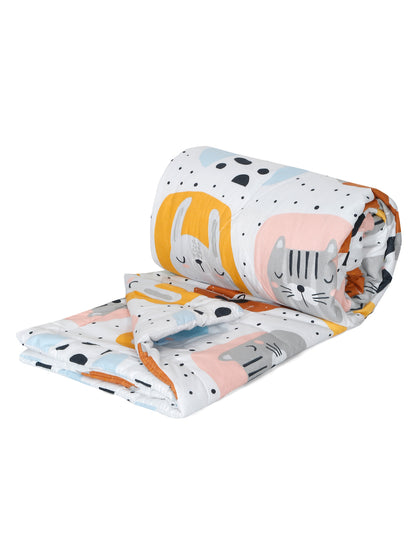 210 GSM SOFT MICROFIBE FILLED KIDS SINGLE BED COMFORTERS