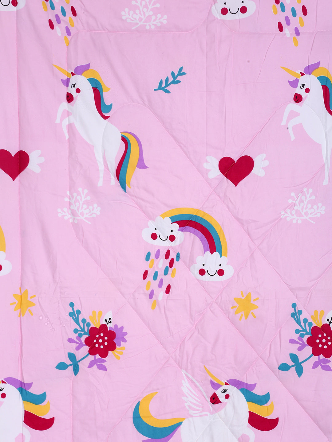 210 GSM SOFT MICROFIBE FILLED KIDS SINGLE BED COMFORTERS