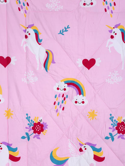 210 GSM SOFT MICROFIBE FILLED KIDS SINGLE BED COMFORTERS