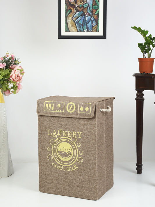 Foldable Laundry Hamper with Handles | Large Clothes Storage Basket ⭐
