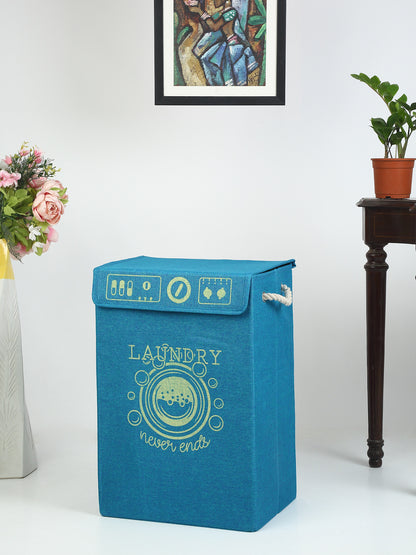 Foldable Laundry Hamper with Handles | Large Clothes Storage Basket ⭐