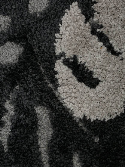 Brown & Beige 280 GSM Anti-Skid Cotton Bath Rug
