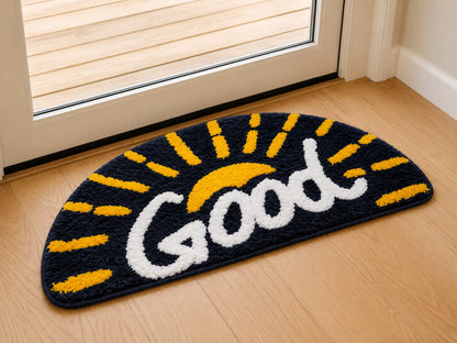 Geometric Pattern Anti-Skid Door Mat | Multipurpose Indoor & Outdoor Entrance Floor Mat | Soft, Durable & Easy to Clean | 16 x 24 Inch