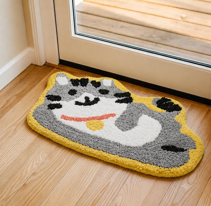 Geometric Pattern Anti-Skid Door Mat | Multipurpose Indoor & Outdoor Entrance Floor Mat | Soft, Durable & Easy to Clean | 16 x 24 Inch