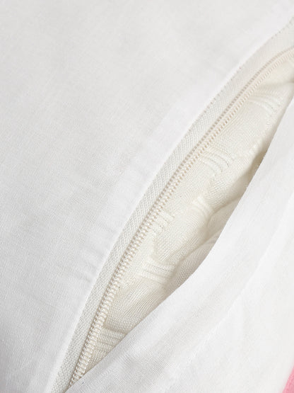 Embroidered Cotton Pillow Covers  – Soft, Breathable & Fade-Resistant(Pack of 2)