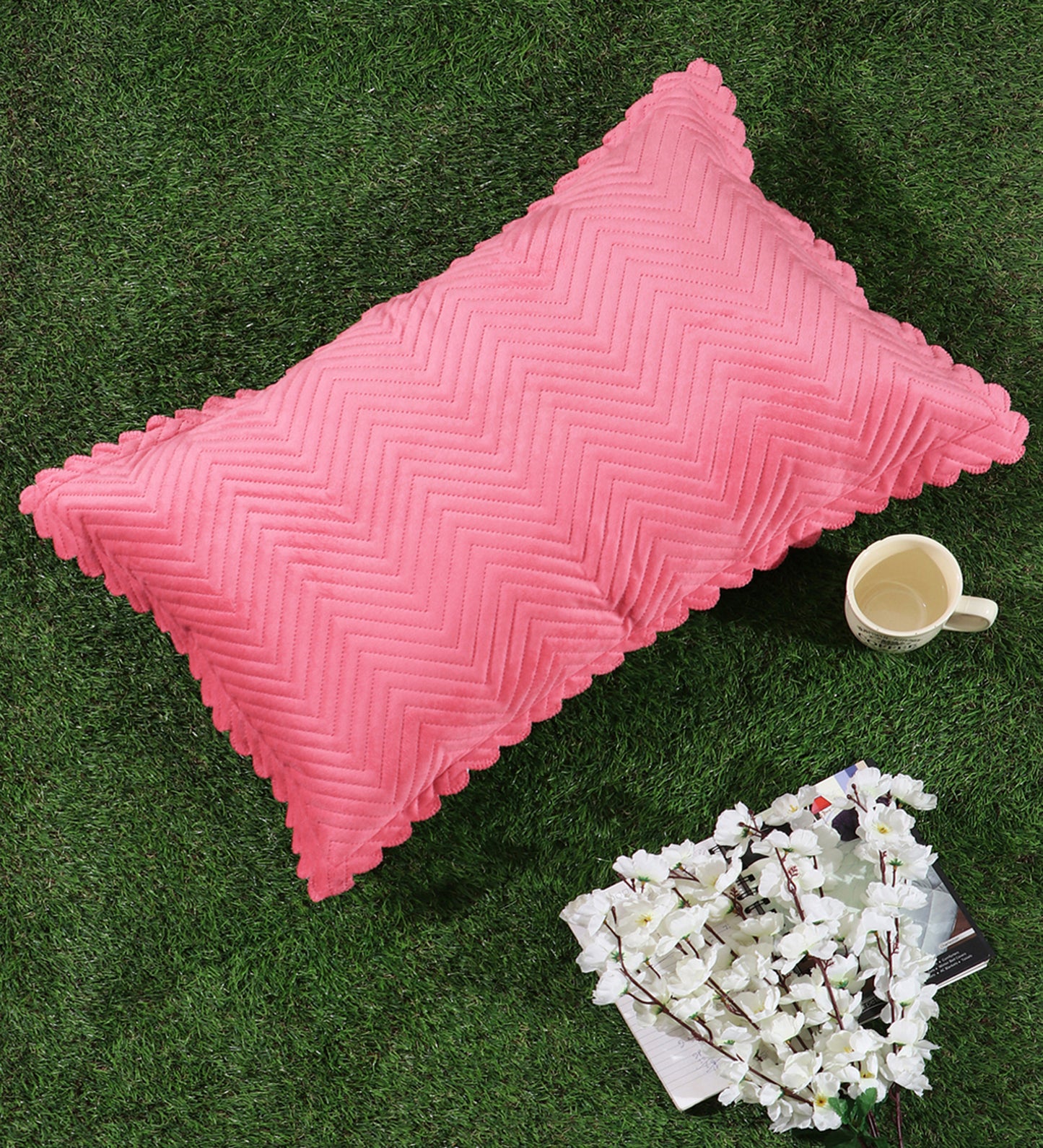 Brown Velvet Rectangle Pillow Cover