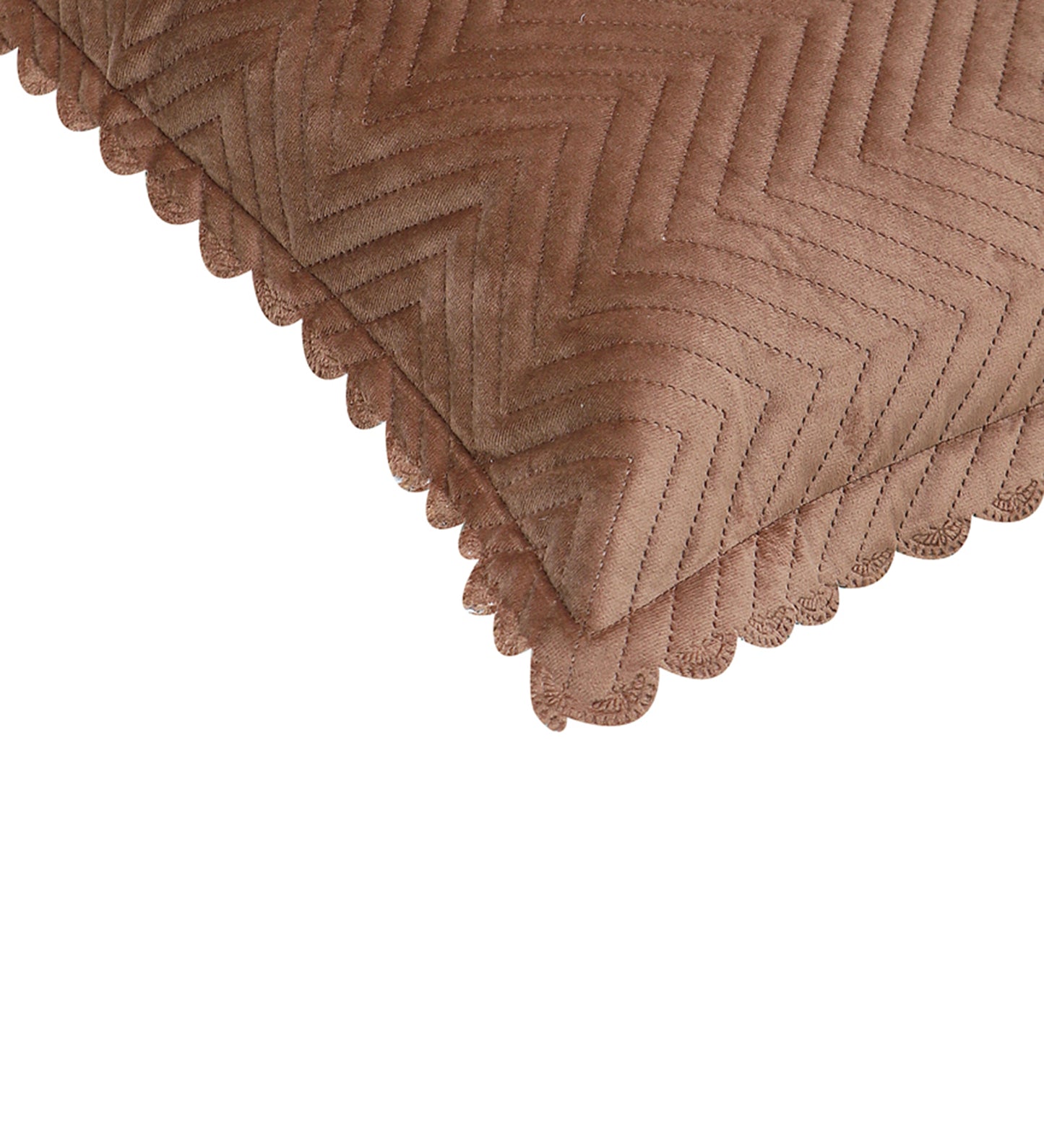 Brown Velvet Rectangle Pillow Cover