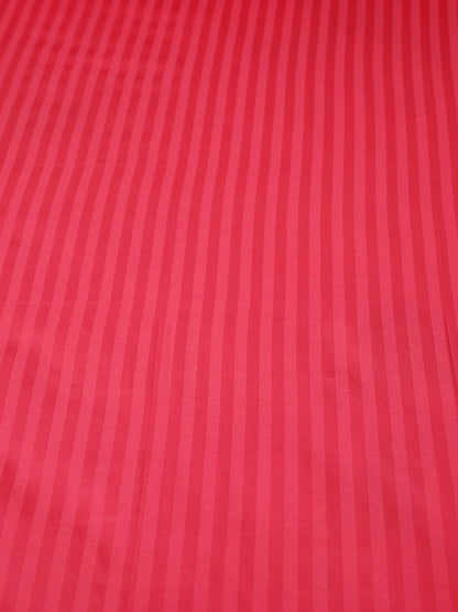 Satin Cotton Striped Premium Bedsheet with  Pillow Covers