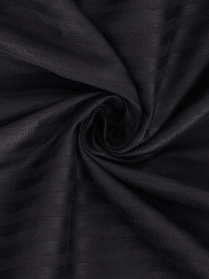 Satin Cotton Striped Premium Bedsheet with  Pillow Covers