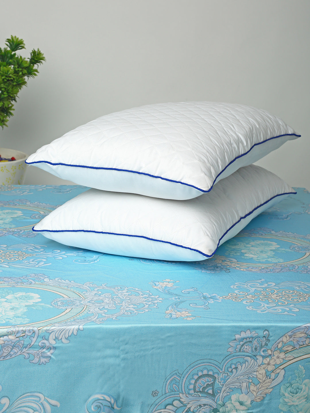 ULTRA SOFT MICRO FIBRE QUILTED PILLOWS ( 17 X 27 INCH )