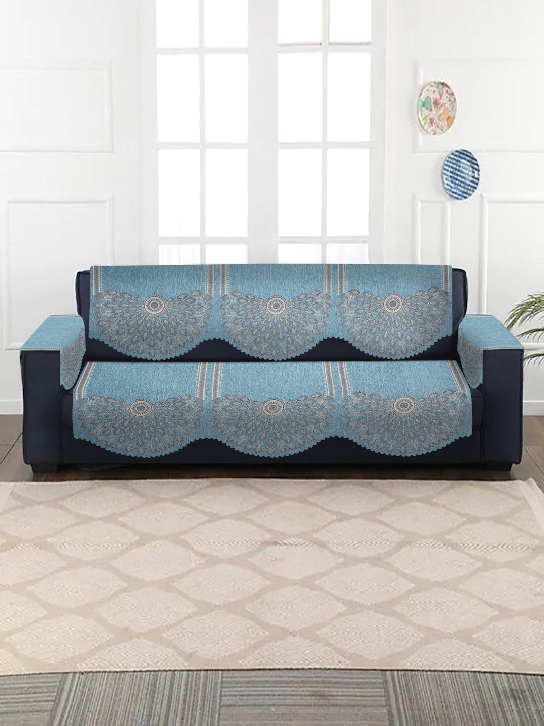 Luxury Stretchable Sofa Cover | Soft Fabric Washable Slipcover for Couch Protection