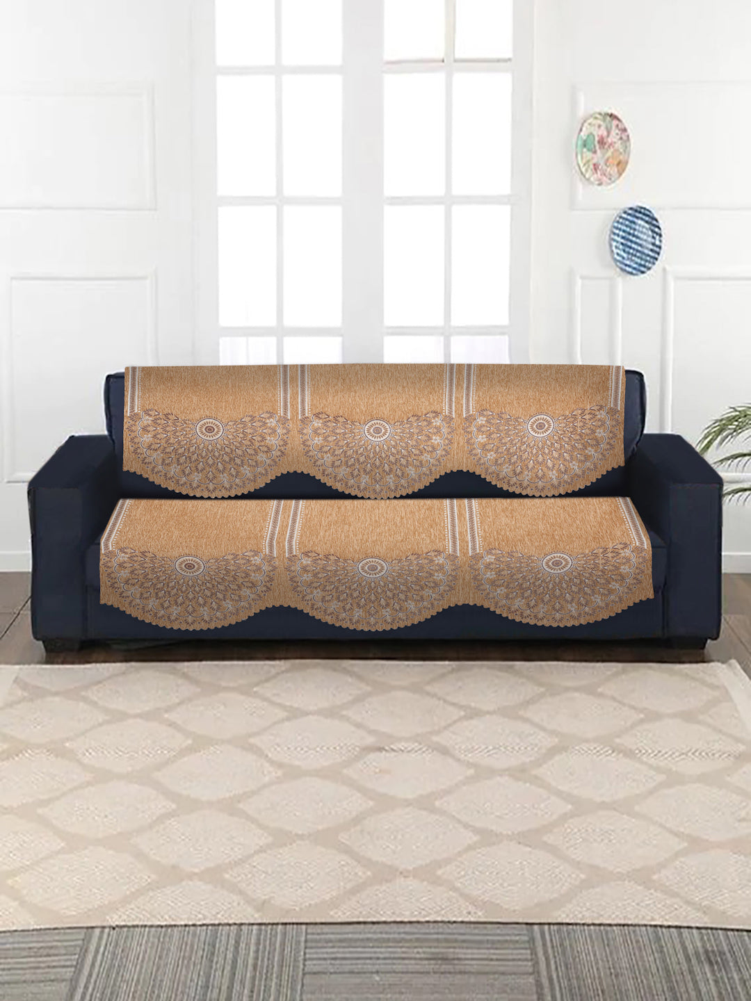 Luxury Stretchable Sofa Cover | Soft Fabric Washable Slipcover for Couch Protection