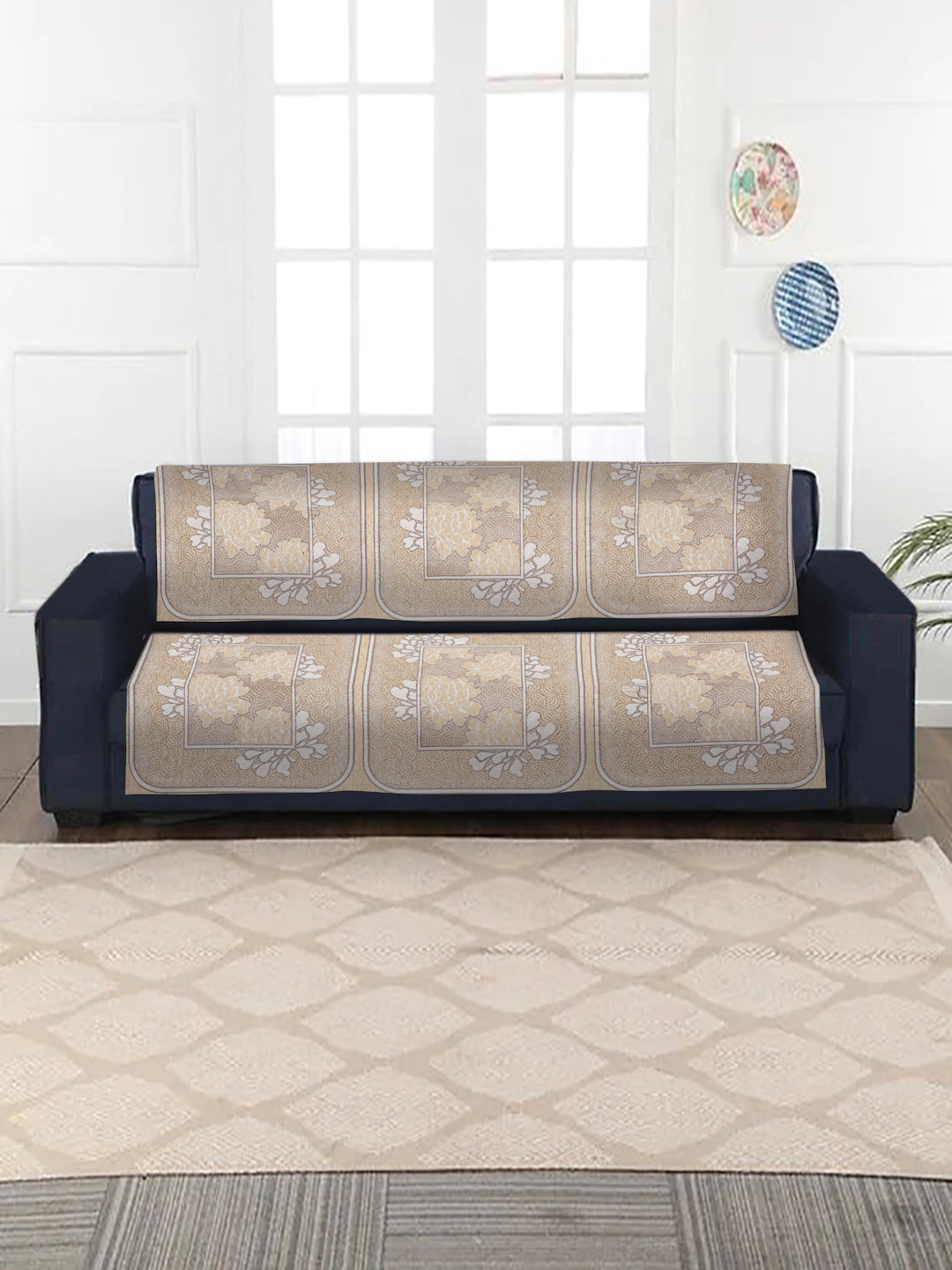 Luxury Stretchable Sofa Cover | Soft Fabric Washable Slipcover for Couch Protection