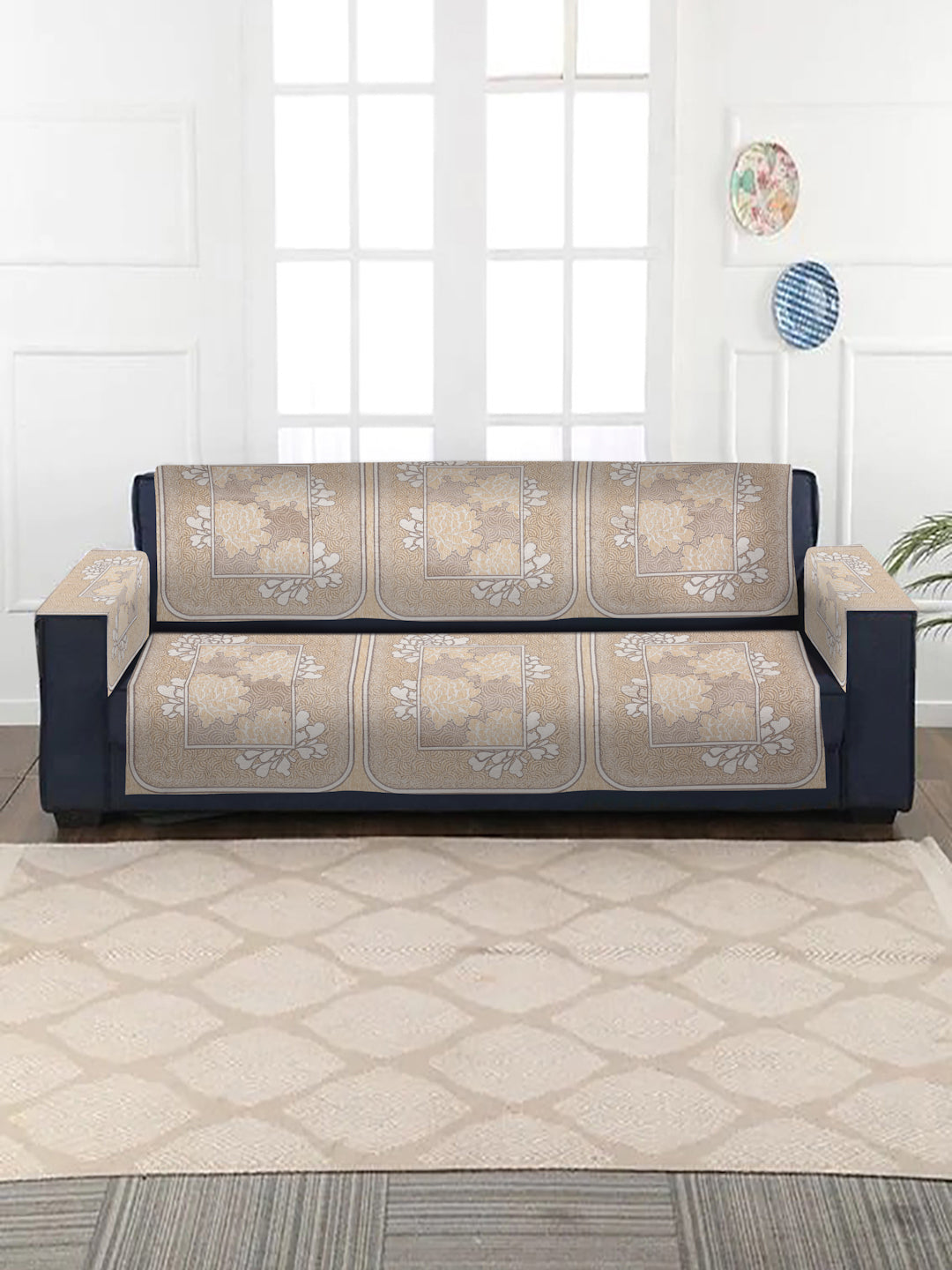 Luxury Stretchable Sofa Cover | Soft Fabric Washable Slipcover for Couch Protection