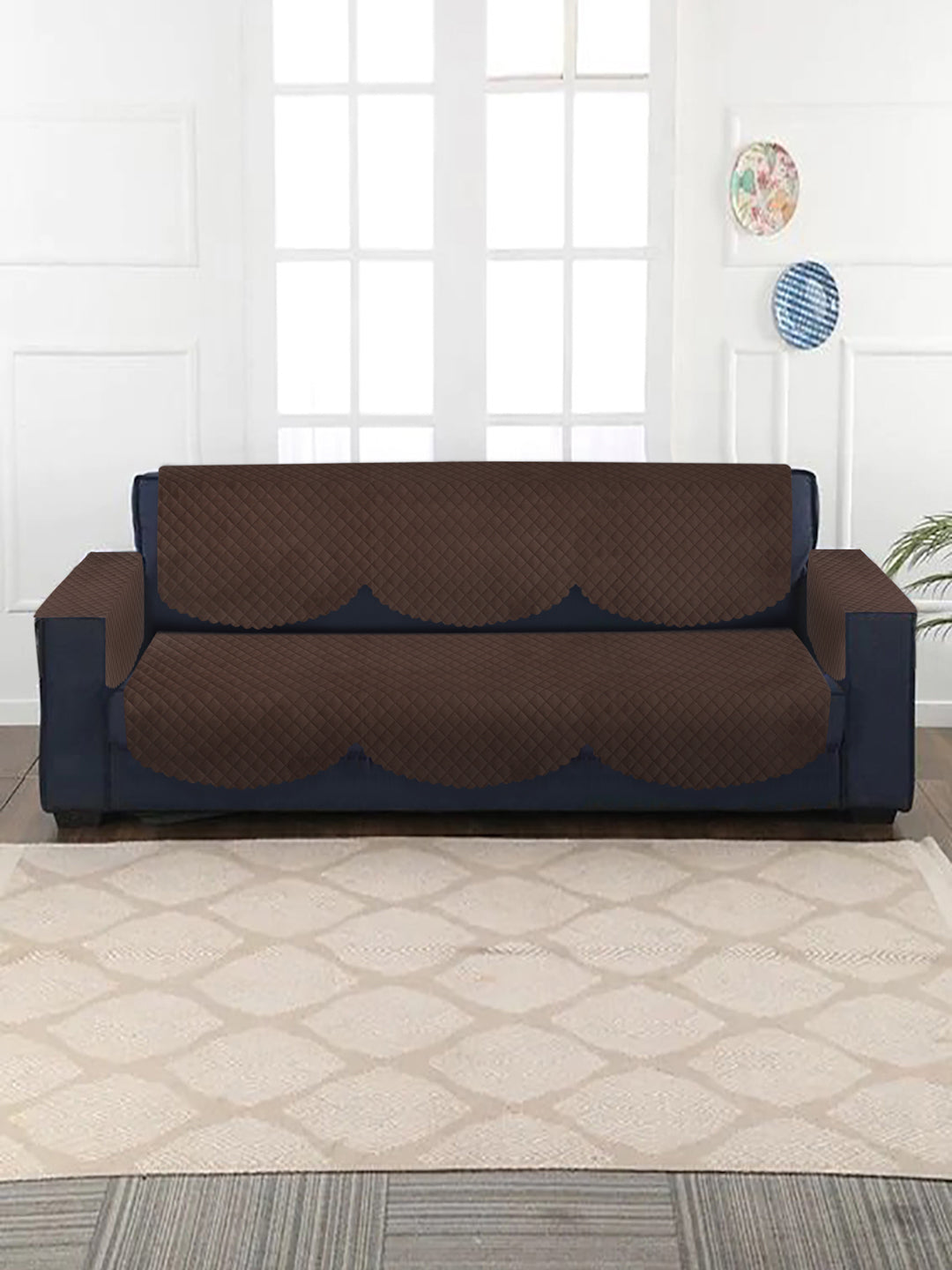 Luxury Stretchable Sofa Cover | Soft Fabric Washable Slipcover for Couch Protection