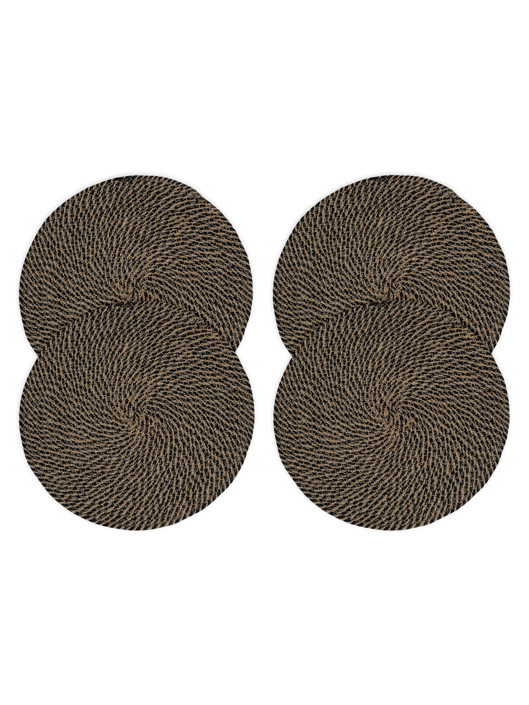 Handcrafted Jute Cotton Table PlaceMats with Self Print Design