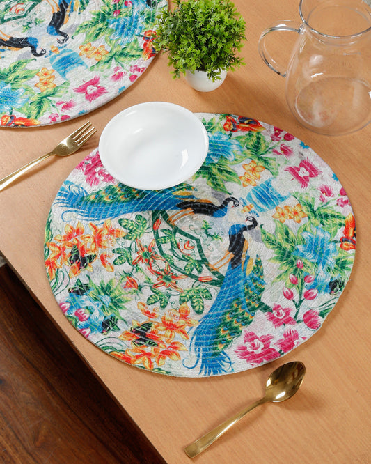 6 Pieces Printed Pure Cotton Table Placemats