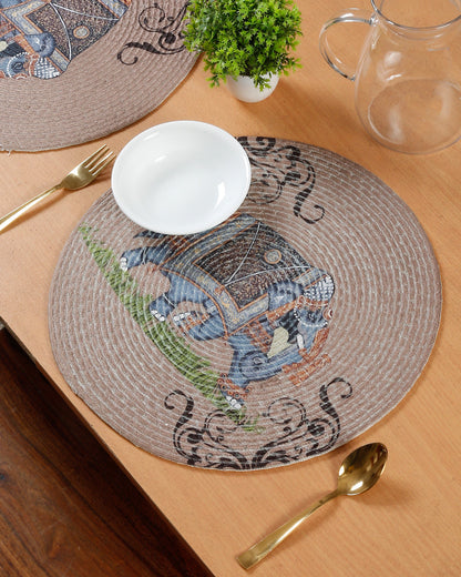 6 Pieces Printed Pure Cotton Table Placemats