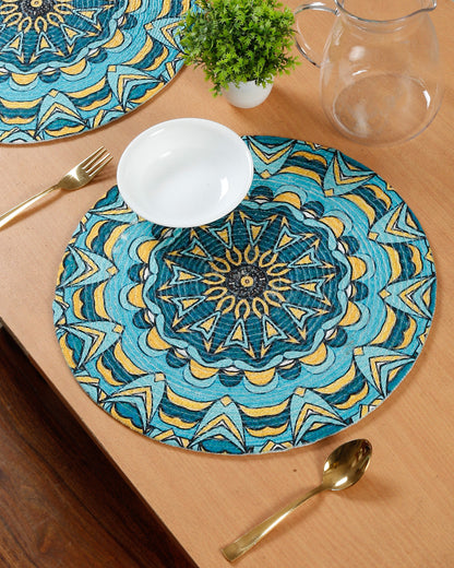 6 Pieces Printed Pure Cotton Table Placemats